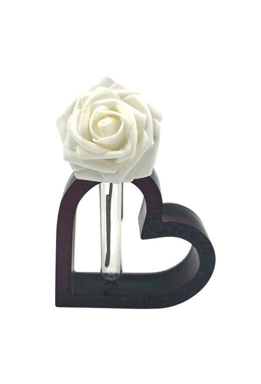 Vase in Herzform