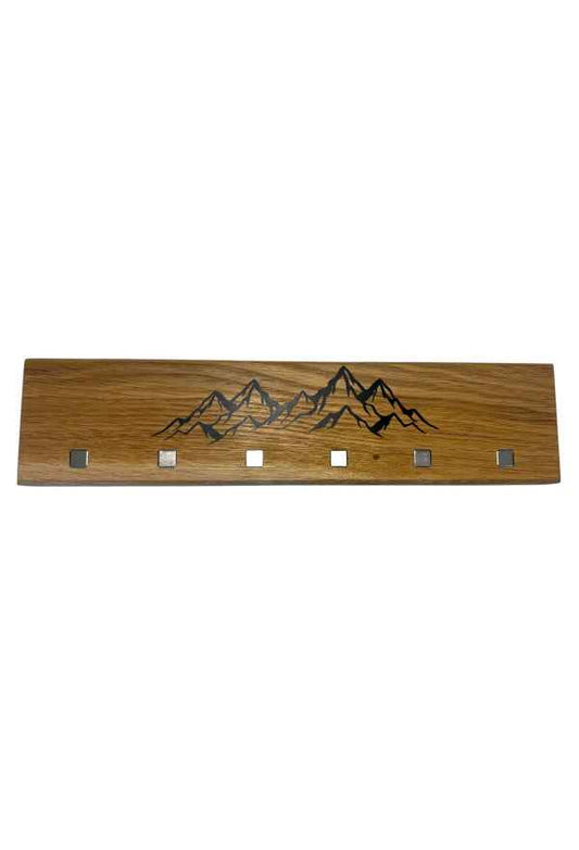 Küchenmesser Halter mit Bergmotiv