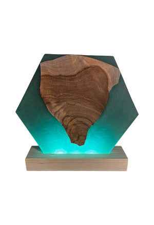 Lampe Sechseck