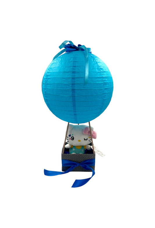 Geschenkkorb Heissluftballon Hello Kitty