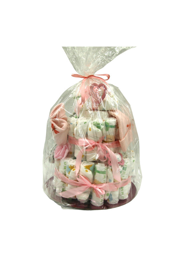 Windeltorte „Always Hungry“ – Geschenkset für Babys