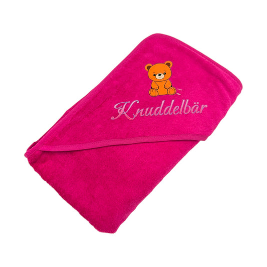 Baby hooded bath towel 75x75 cm