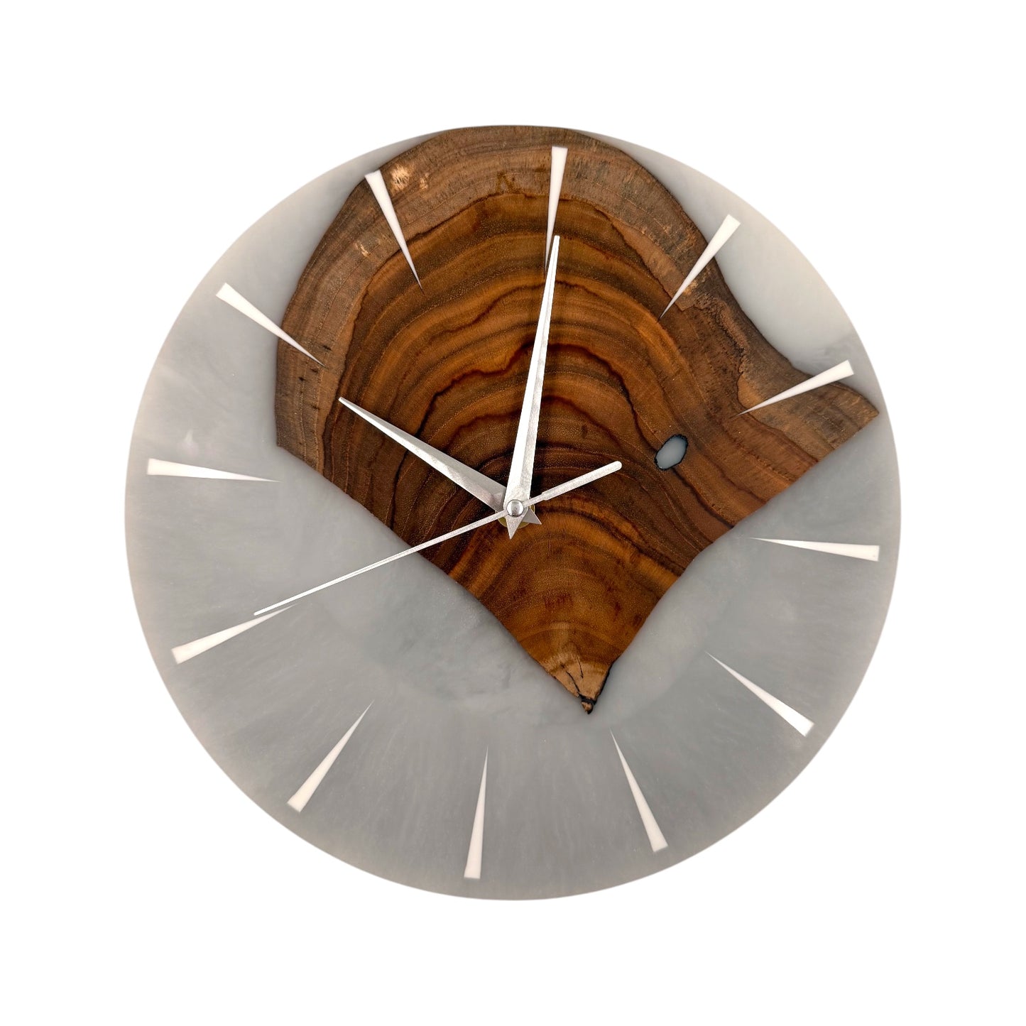 Epoxidharz Wanduhr Klein