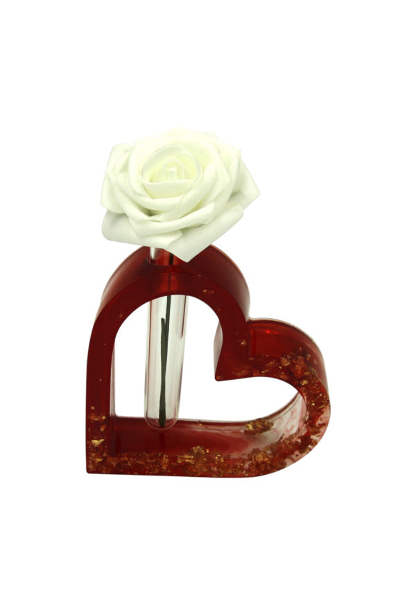 Vase in Herzform