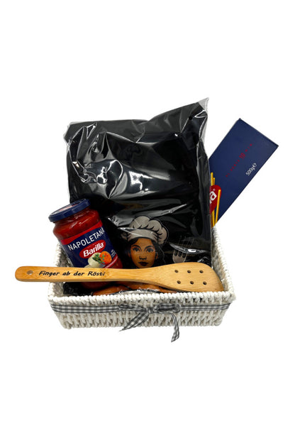Geschenkset „Kochschürze & Pasta‑Genuss“