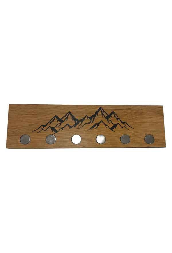 Küchenmesser Halter mit Bergmotiv