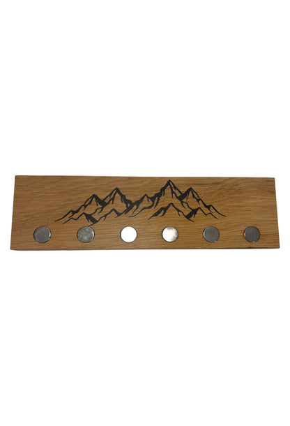 Küchenmesser Halter mit Bergmotiv