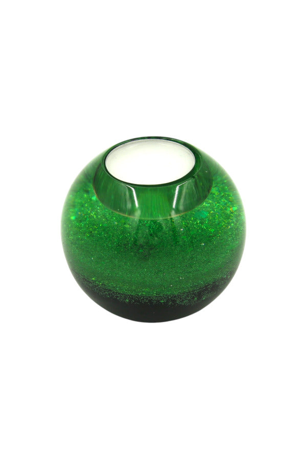 Teelichthalter Kugelform