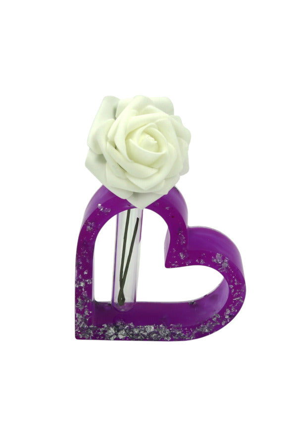 Vase in Herzform