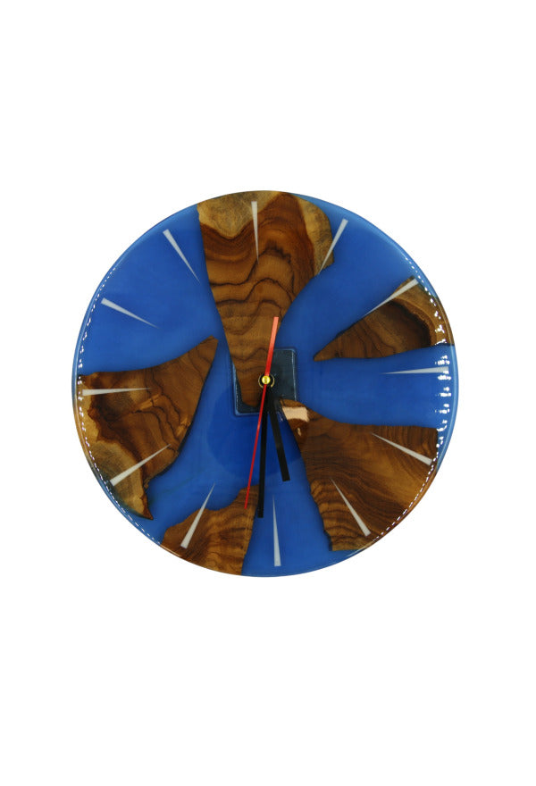 Epoxidharz Wanduhr Gross