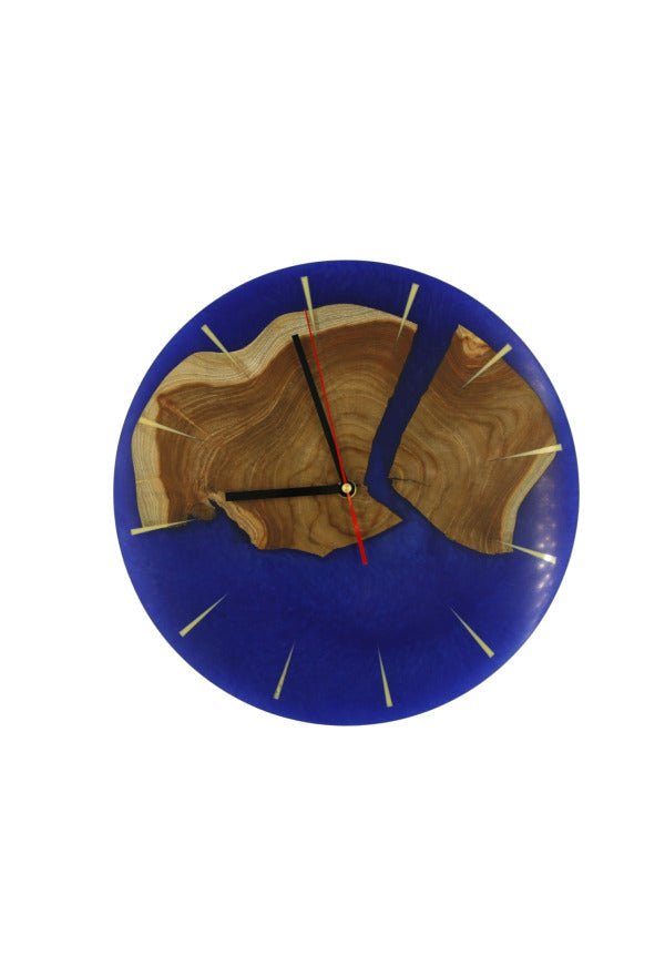 Epoxidharz Wanduhr Gross