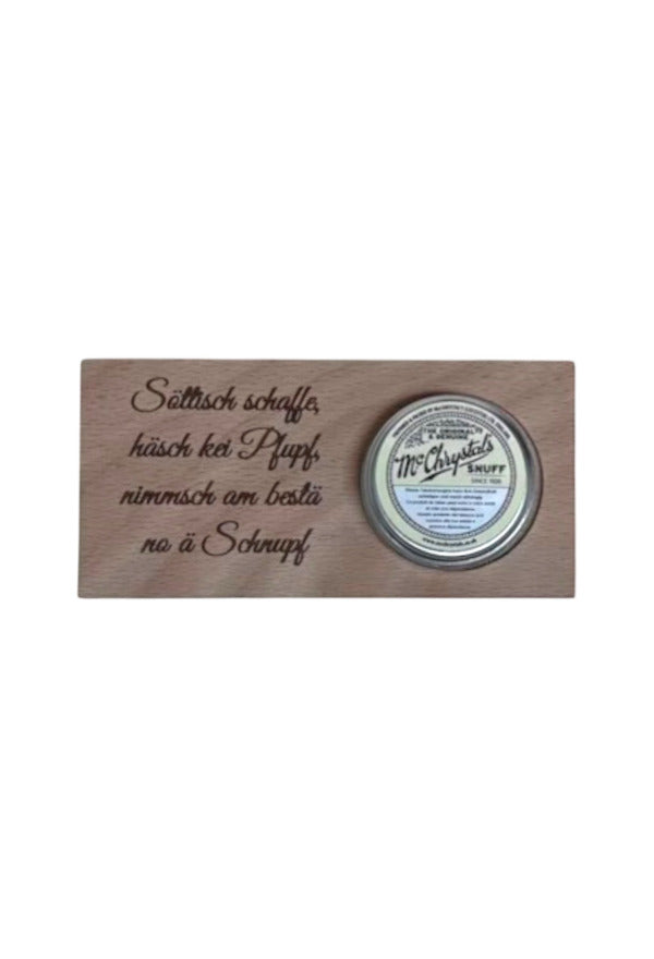 Schnupfbrättli Buchenholz