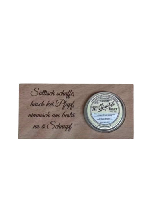 Schnupfbrättli Buchenholz