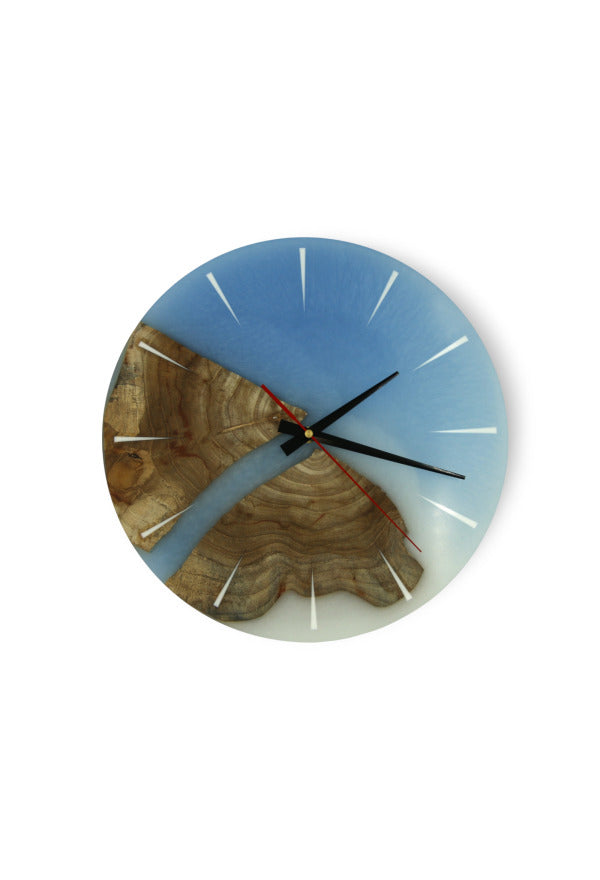 Epoxidharz Wanduhr Gross