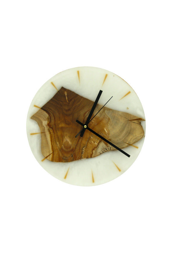 Epoxidharz Wanduhr Klein