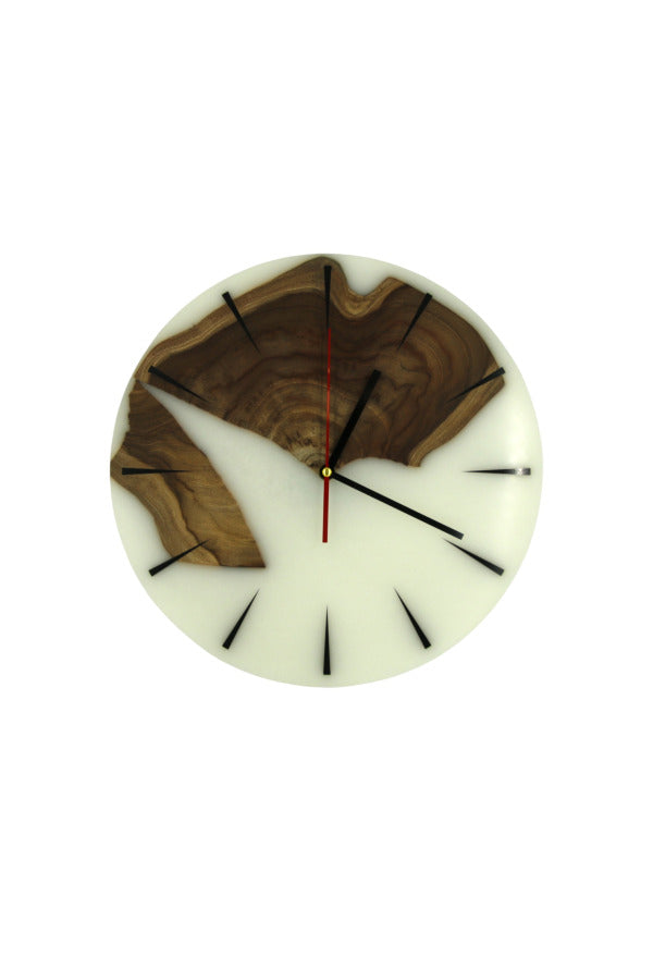 Epoxidharz Wanduhr Gross