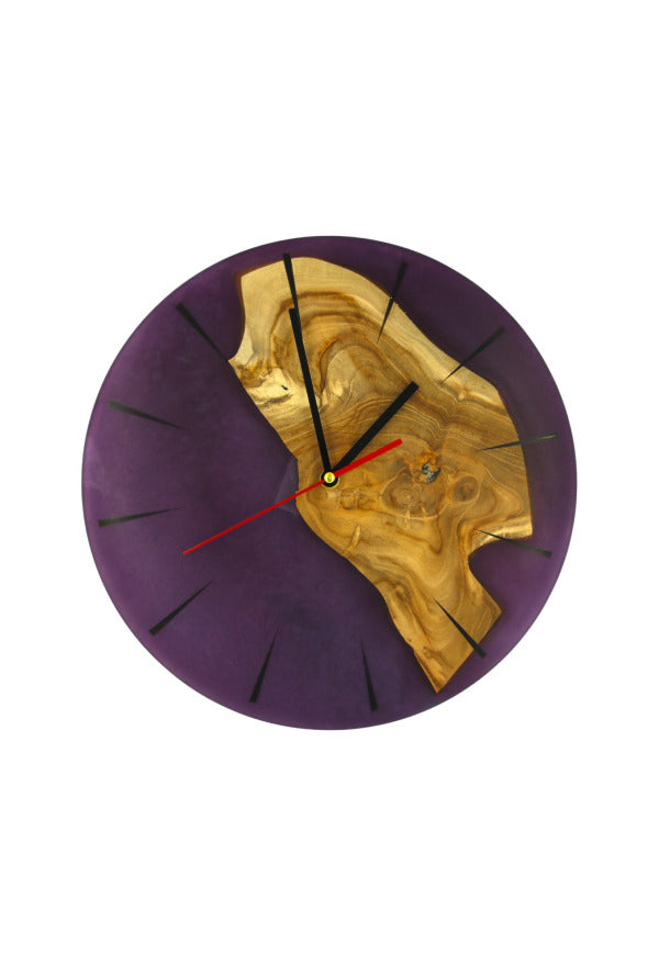Epoxidharz Wanduhr Gross