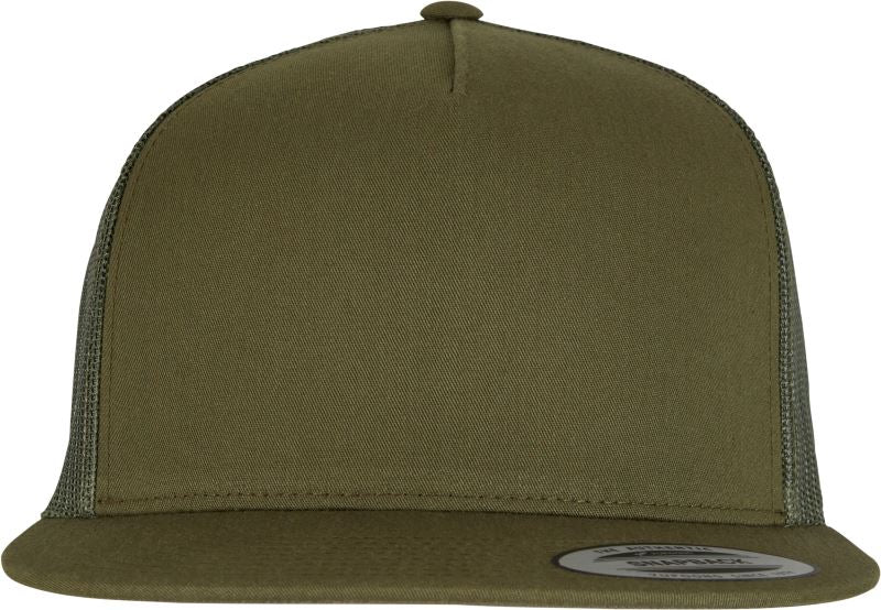Classic Snapback Cap – 5 Panel Trucker