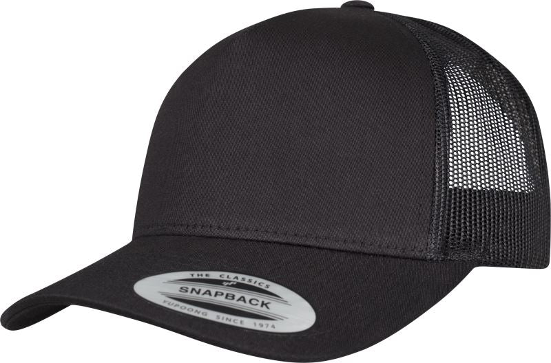 5 Panel Retro Trucker Cap gebogen
