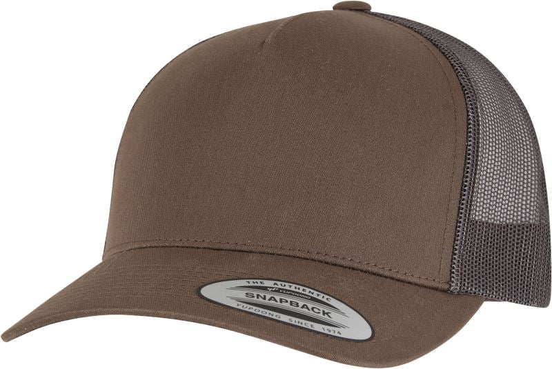 5 Panel Retro Trucker Cap gebogen