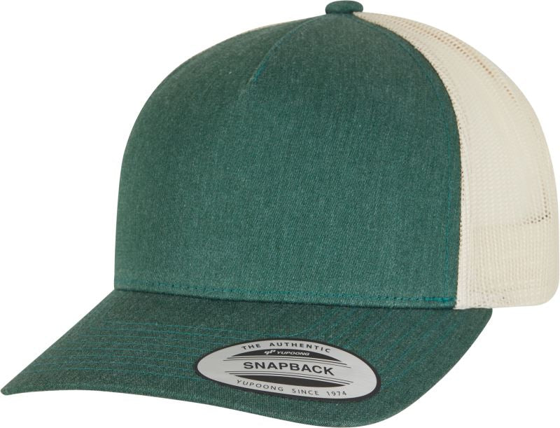 5 Panel Retro Trucker Cap gebogen