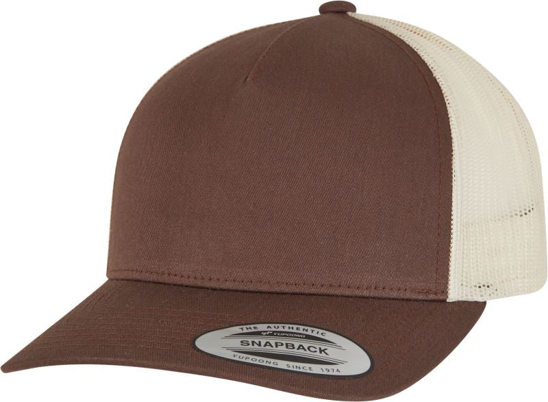 5 Panel Retro Trucker Cap gebogen