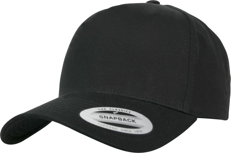 5 Panel Snapback Cap gebogen