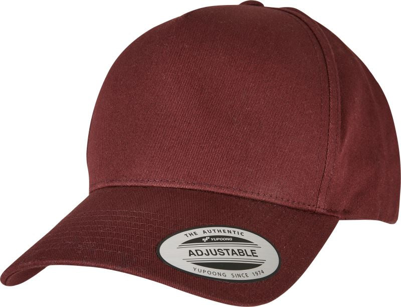 5 Panel Snapback Cap gebogen