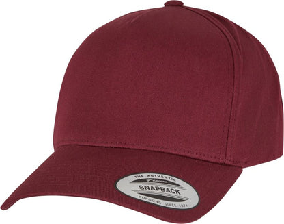5 Panel Snapback Cap gebogen