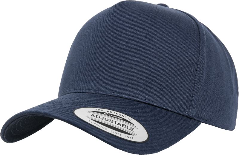 5 Panel Snapback Cap gebogen