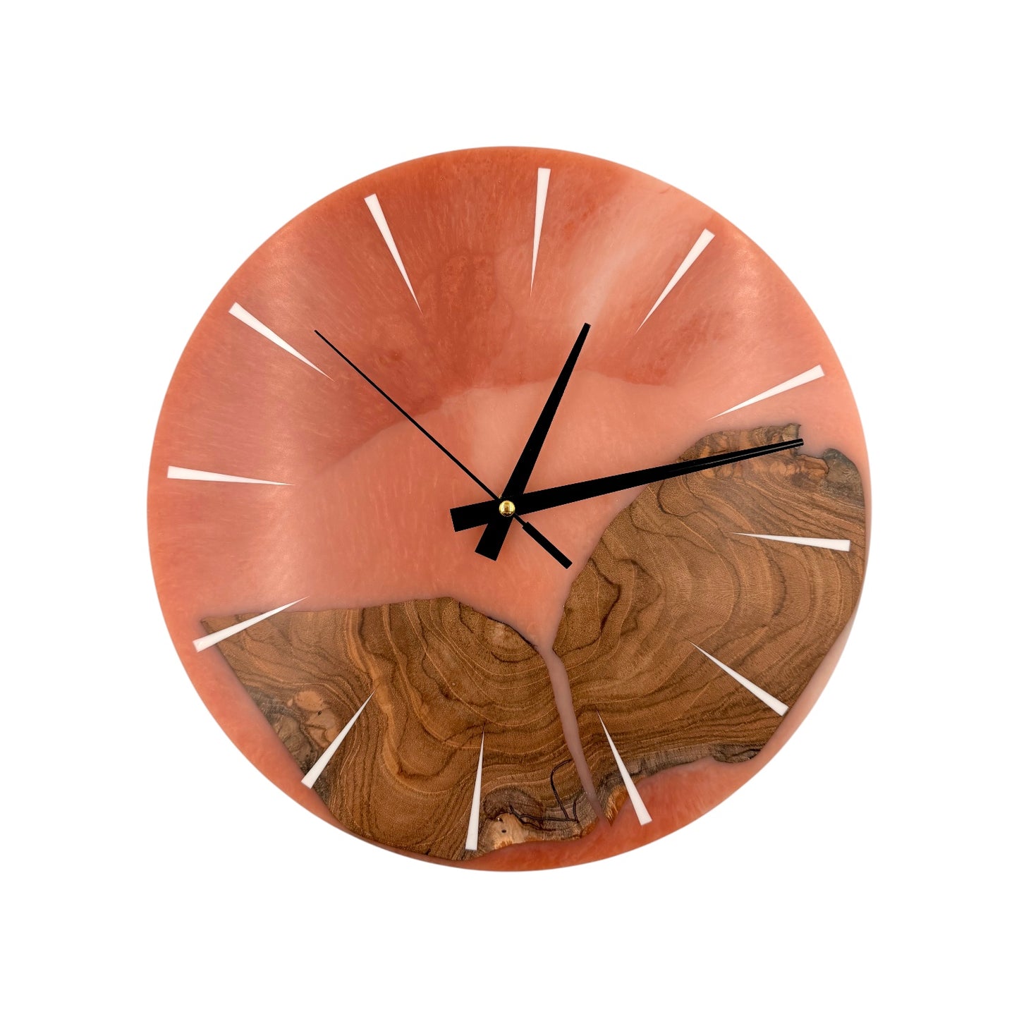 Epoxidharz Wanduhr Gross