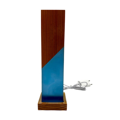 Epoxid & Holz Lampe